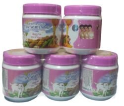 GOAT MILK WITH HONEY AND TAMARIND  Natural Extract VELEVET D'Hiver Jours UV Face and Body Lotion Gmvd Made In THAILAND with 400g
