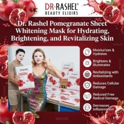 9b4769a8325416e69208d20a0cf56139.jpg Dr Rashel Pomegranate Sheet Whit+ening dpsm Mask for Hydrating, Brightening, and Revitalizing Skin