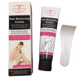 Aichun Beauty Whitening Hair Removing Cream for Face Body Legs Bikini Abhr with Painless Collagen & Milk 100ML