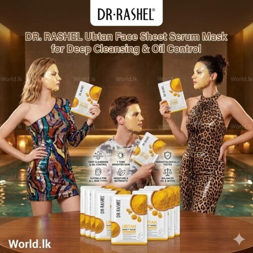 9e095117146573e93424e69c0d8718d4.jpg DR RASHEL Ubtan Face Sheet Mask with Serum for Women and Men 2srm All Skin Types Deep Cleansing & Oil Control
