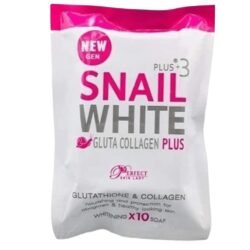 9f7ed65065327f6ef30c91ae446572bc.jpg Snail White s3gs Plus+3 Gluta Collagen Plus Soap New 80g