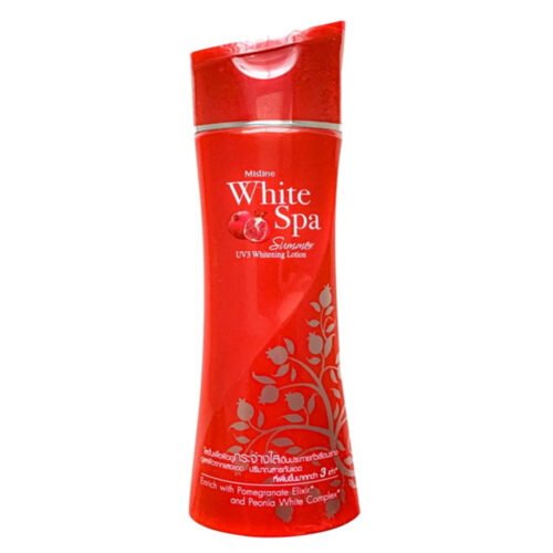a0ed6f6b97dd7ac0303ef0ff3ec75545.jpg MISTINE Pomegranate WHITE SPA Sunblock Summer UV3 WHITENING Body Lotion Mwsl 200 ML Made In THAILAND