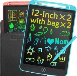 12" inch Fully COLOUR Digital LCD Screen Writing / Drawing Pad Tablet for Kids lwtk Doodle Board with Lock Function, Erasable Reusable Graphic Board