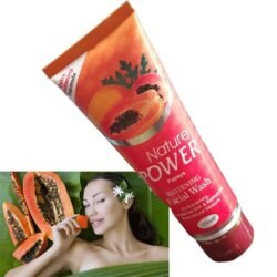 Nature Power (nppw) Papaya Skin Natural Moisture WHITENING FACE WASH125ml