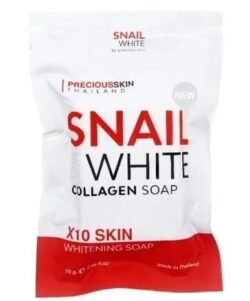 a1575d14a8359ce9857e04ae01d1878e.jpg Snail Body coll White Collagen Soap by Precious x10 Skin Thailand 70g
