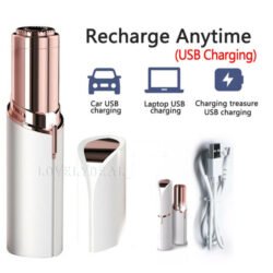 18k Gold Plated Rechargeable Facial Trimmer Frt Finishing Touch Flawlbss or Flawless Hair Remover Machine