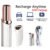 18k Gold Plated Rechargeable Facial Trimmer Frt Finishing Touch Flawlbss or Flawless Hair Remover Machine