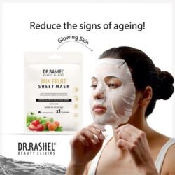 DR RASHEL Mix Fruit Sheet Mask with Serum WHITENING mfsm Mask for Women and Men