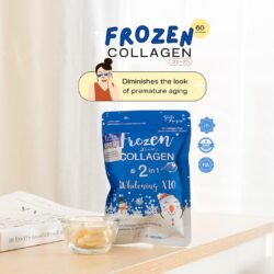 THAILAND 2 in 1 FROZEN COLLAGEN Peptide & GLUTATHIONE WHITENING Capsules fcc
