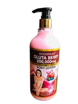 ROUSHUN (rggl) GLUTA Berry 200,000mg GLUTATHIONE & Vitamin C Body Lotion 500ml