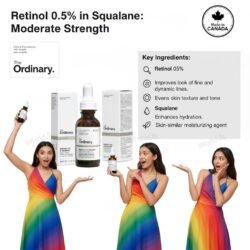 The ORDINARY Retinol 0.5% in Squalane: Moderate Strength 30ML Face Serum 05RT Made in Canada. For The Frequent User