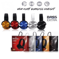 HD 450BT Stereo High-quality wireless Bluetooth Headset support 3.5 mm jack with FM and SD Card Slot (450BT)