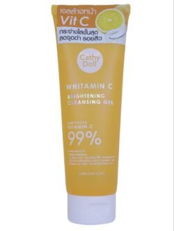 CATHY DOLL Brightening WHITENING Cleansing Gel FACE Wash cdwf Vitamin C reduce black spots 120ml Made in THAILAND