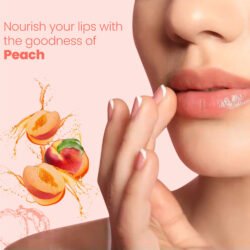 Enriched With Natural Oils GERMANY Labello Natural Peach Shine Lip Balm Labe Moisturizing Lip Care 4.8g Lip Balm