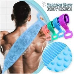 a96b22e22853e7c794ee373441433633.jpg Silicone Bath Scrub Rubbing Towel Sbsr mud and rubbing ash, two-step scrubbing belt body brush