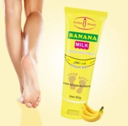 a9a3741d0b881a99c69fc6587eee293c.jpg AICHUN BEAUTY Banana Milk Cracked Heel CREAM-80G. Enriched With Banana Milk Extract To Moisturize Your Feet And Hands,Softening Keratin, Relief Feet Dry And Rough, Making Your Hands And Feet Smooth, Soft And WHITE.