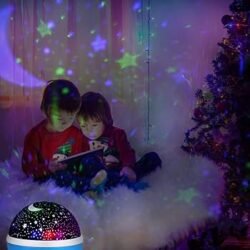 Children Kids Advanced 3D LED Star Master Smdl Dream Sky 360 Rotating Star Lamp / Multi function Projection Night Light Decoration Party / BABY & Adults Sleep Romantic Led Projection Lamp