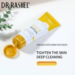 acb2e44b343563da7ce44ea5e6a0d53b.jpg DR RASHEL Product New 24K Gold Anti-Aging Tighten The Skin Deep Cleaning WHITENING Face Wash 100g dr2k