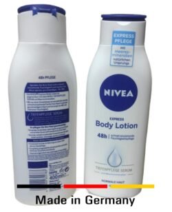 Original NIVEA Express Pflege Body Lotion with Tiefenpflege Serum 400 ML Made In GERMANY