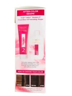 LOREAL 3dbg Paris Permanent Hair Colour, Radiant At-Home Hair Colour with up to 100% Grey Coverage Crème 3 Dark Brown 72ml+100g
