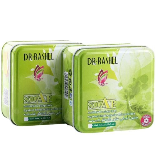 af4118af5d1419fe82d0026a24a12a75.jpg DR RASHEL aas Antiseptic Feminine ANTI-ITCH SOAP for Sensitive Areas 100g, Green PRIVATE PART SOAP