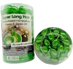THAILAND Original Natural HERBAL SUPER LONG HAIR 50 Pcs with slhc Vitamin E and Jojoba Oil Capsules for repair dried or damaged hair Growth.