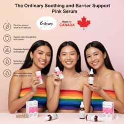 Made in CANADA, The Ordinary Soothing and Barrier Support Pink Serum