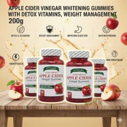 Natural Apple Cider Vinegar Whi*tening Gummies with Detox Vitamins, Weight Management GCAG