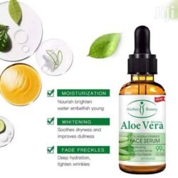 b04ad49f7716a94b39b532def3df9900.jpg AICHUN BEAUTY (alo9) Original Aloe Vera Face Serum 99% Oil Free with COLLAGEN & Vitamin E Oil Control Acne Perfect Primer 30ml