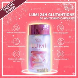 LUMI 24H GLUTATHIONE 60 CAPSULES / Tablets Whitening Skin Protection & Increase Body Collagen provide powerful antioxidant support