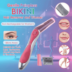 b298764d0d6c38aaa0545e07214c92a2.png Bikini Hair Remover Trimmer Bht gentle Painless Non Rechargeable For woman’s bikini area. It is suitable for face, legs, underarms, almost anywhere in the body