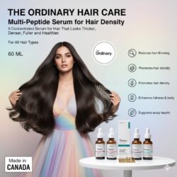 The Ordinary Hair Care Multi- Peptide Serum 60 ML (Code  TOHC) for Hair Density A Concentrated Serum for Hair That Looks Thicker, Denser, Fuller and Healthier