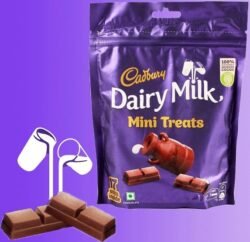 b493a880c4975e00f53688ed36de0775.jpg Cadbury cin Dairy Milk Chocolate Mini Treats, 17Units inside 119g