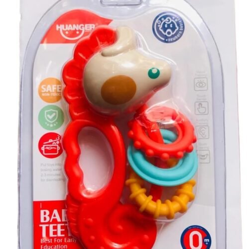 b531990f4e787497d45d233b38e45c13.jpg Huanger (hbtb) BABY Teether Set Silicone Rattle and Sensory Teething Chew Toy for BABY