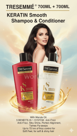b5e7c273daed6b809b28d980c557eb10.png KERATIN Smooth TRESEMMÉ ® 700ML +700ML Shampoo & Conditioner with Marula Oil for Soft and Shiny Hair Tks7 TRESemme