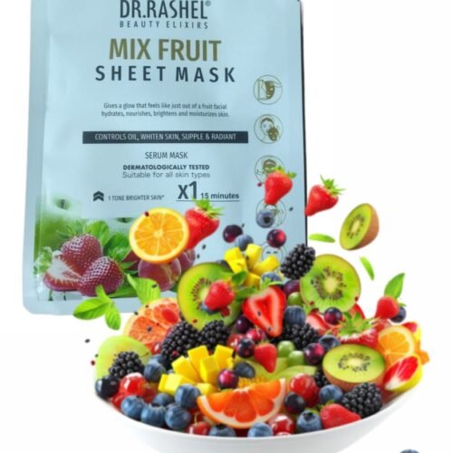 b602982cca7072c63b75b2a89dbd6827.jpg DR RASHEL Mix Fruit Sheet Mask with Serum WHITENING mfsm Mask for Women and Men