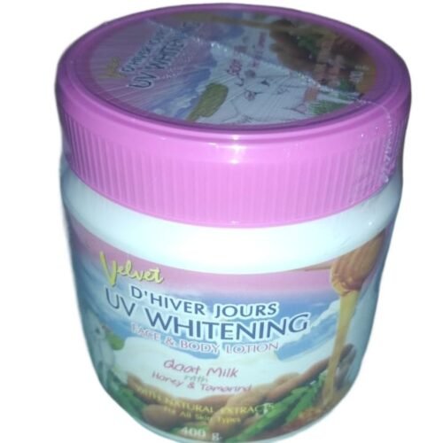 b7eae5d40929892bc1a15516e34dd646.jpg GOAT MILK WITH HONEY AND TAMARIND Natural Extract VELEVET D'Hiver Jours UV Face and Body Lotion Gmvd Made In THAILAND with 400g
