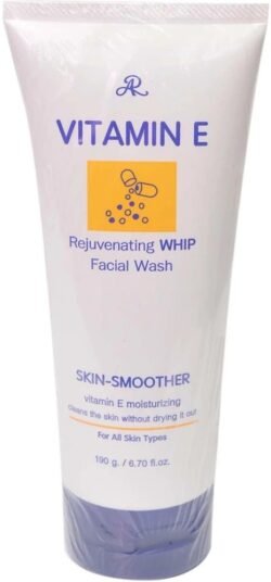 Aron Vitamin E Rejuvenating WHIP Smoother and Moisturizer Facial Wash 190g ave9
