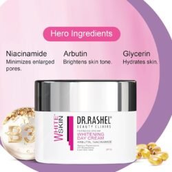 DR RASHEL Fairness DAY WHITENING or FADE SPOTS CREAM with Arbutin NIACINAMIDE Drwd Even Skin Tone SPF 20