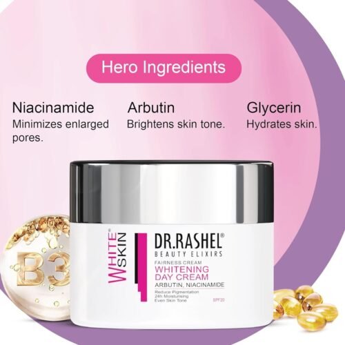 baec2aa387e7782f01999ec768bb4b6b.jpg DR RASHEL Fairness DAY WHITENING or FADE SPOTS CREAM with Arbutin NIACINAMIDE Drwd Even Skin Tone SPF 20