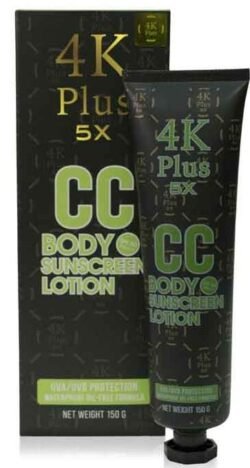 bb0bfd3551e2fced211739010d6cfb80.jpg 4K Plus kp0g 5x CC Body Sunscreen Body WHITENING Lotion THAILAND150g