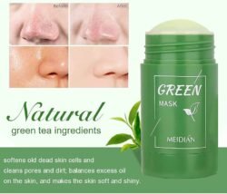 Natural Green Tea Mask Stick Gms  40g Deep Clean Pore, Removing Blackhead Balancing Oil And Water, Moisturizing Nourishing Skin, For Men And Women Moisturizing & Brightening