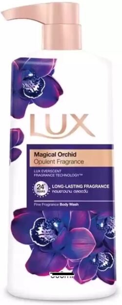 LUX Perfumed (lumo) Body Wash Magical Orchid for 24 Hours Long Lasting Fragrance 450ml