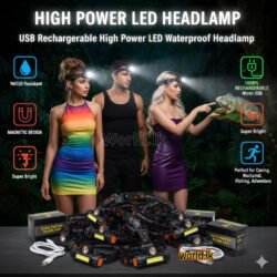bd6c9c0e81e1b275918f7a1c1e57c184.jpg HIGH POWER LED HEADLAMP USB Rechargeable chtl High Power Waterproof Built-in Battery T6+COB Headlight Head Torch