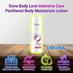 400 ML Original Dove Body Love Intensive Care Panthenol Body Moisturizer Lotion dbic