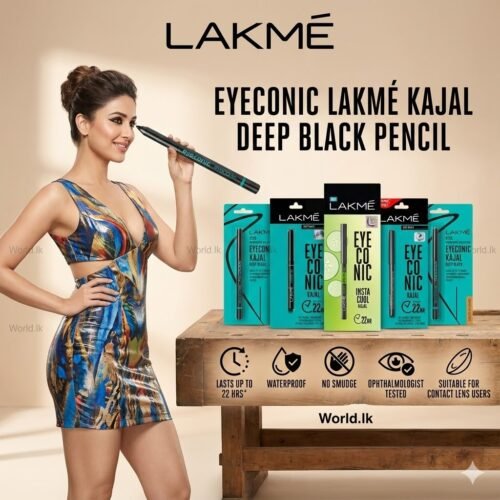 Lakmé Eyeconic Original Pencil Eyeconic Kajal Deep Black 22 Hrs 2lwb Lakme