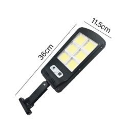 WATERPROOF Outdoor Solar Street Light OSL LED Parking Lot Lighting Dusk to Dawn with Remote Control