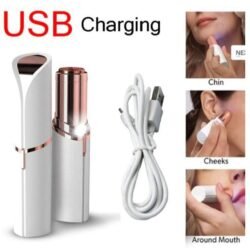 USB Rechargeable Facial Trimmer 18k Gold Plated Frt Finishing Touch Flawlbss or Flawless Hair Remover Machine
