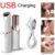 USB Rechargeable Facial Trimmer 18k Gold Plated Frt Finishing Touch Flawlbss or Flawless Hair Remover Machine