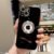 Apple iPhone 13 (ipbc) Luxury Gold Electroplated with Camera Lens Protection Shockproof Soft TPU with Logo Cut Back Cover Case (BLACK)